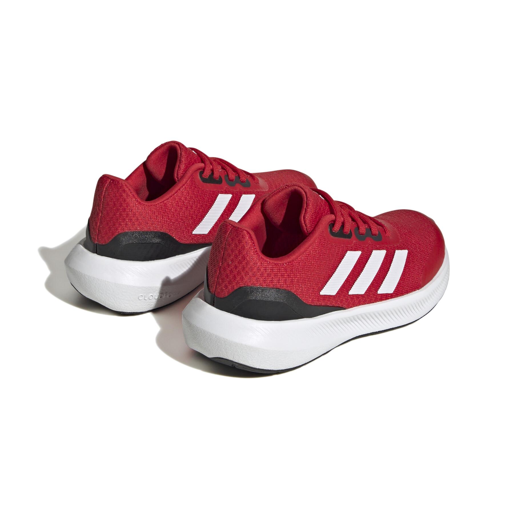 Schuhe von running mit Schnürsenkeln Kind adidas RunFalcon 3