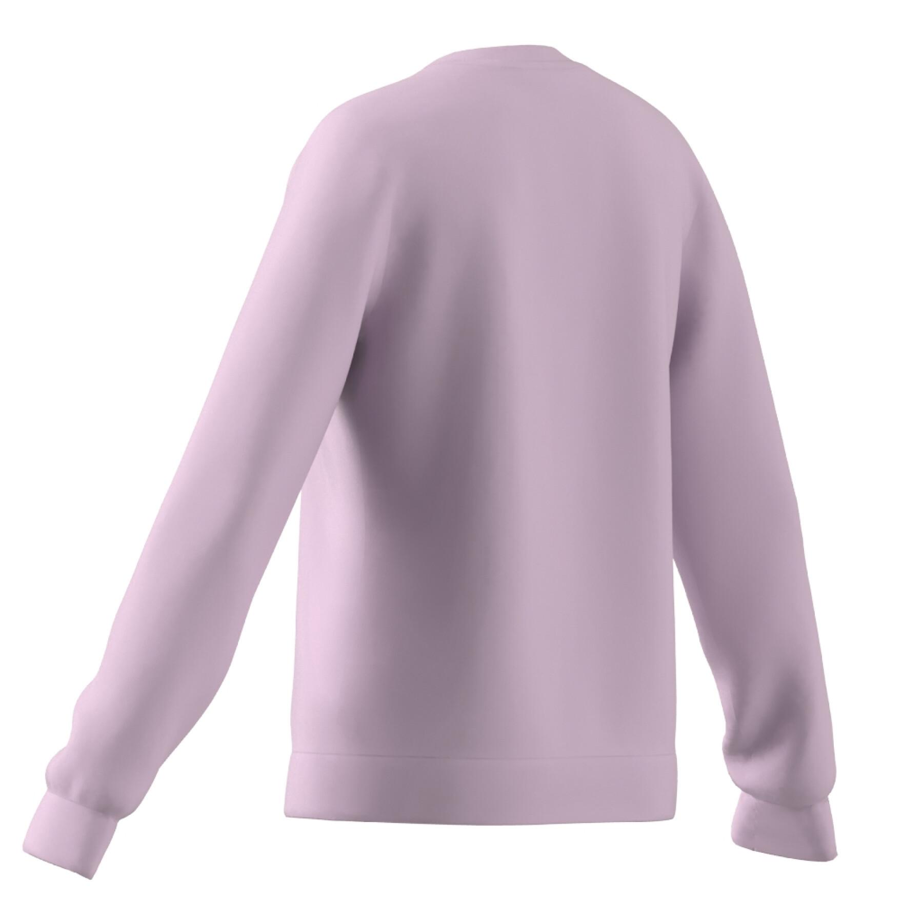 Sweatshirt mit großem Logo aus Baumwolle Mädchen adidas Essentials