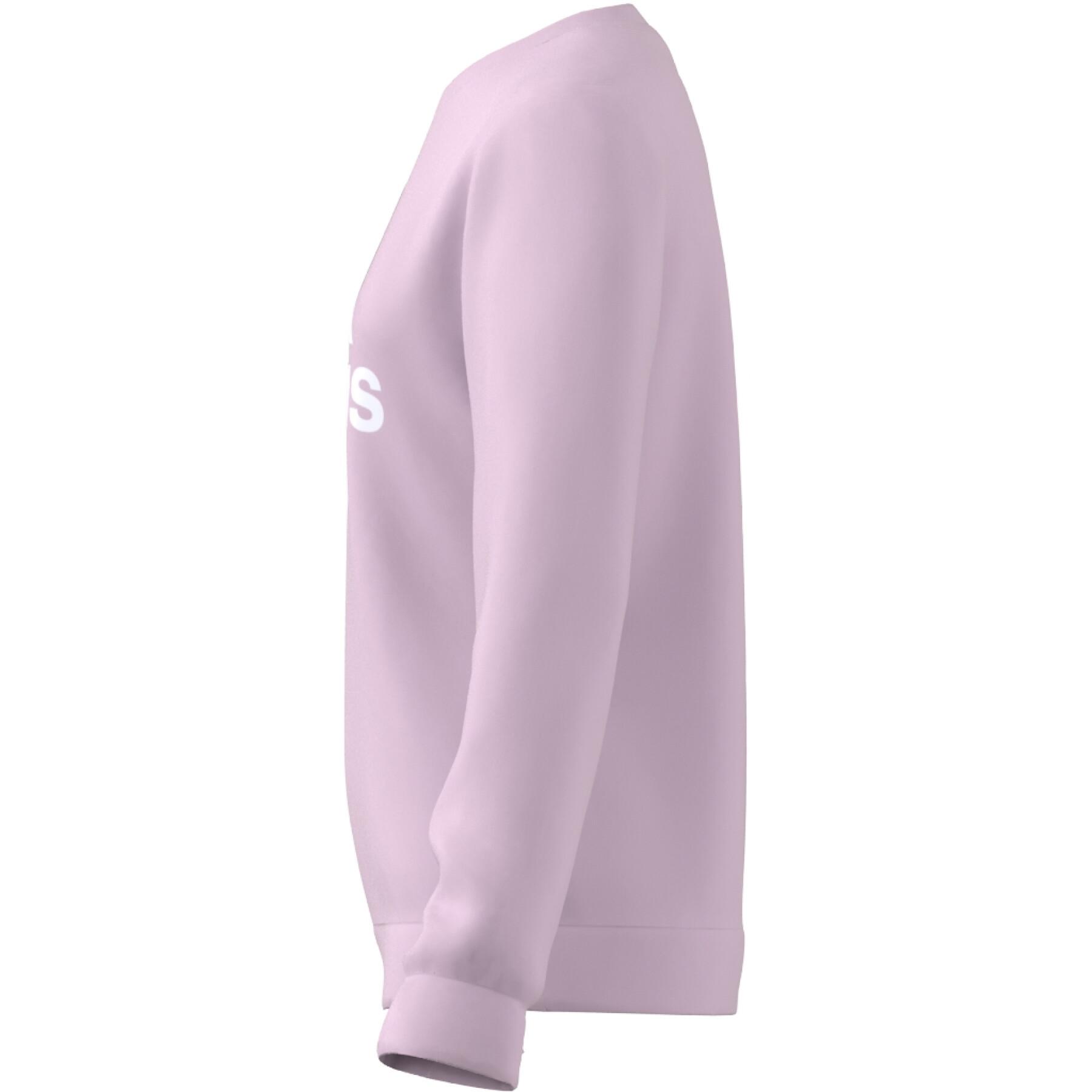 Sweatshirt mit großem Logo aus Baumwolle Mädchen adidas Essentials