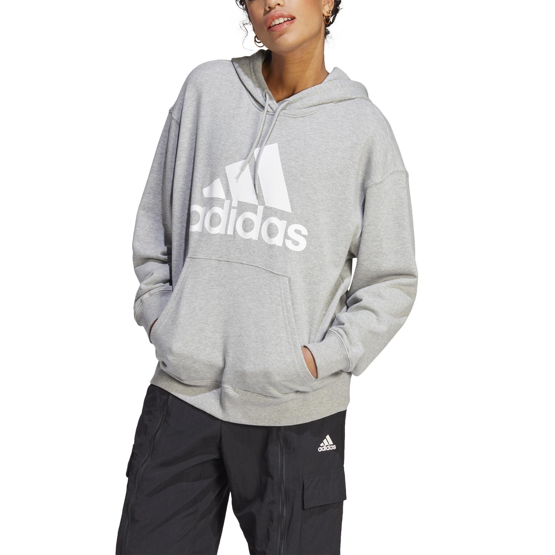 Sweatshirt Oversize-Kapuzenpullover Frau adidas Essentials Big Logo
