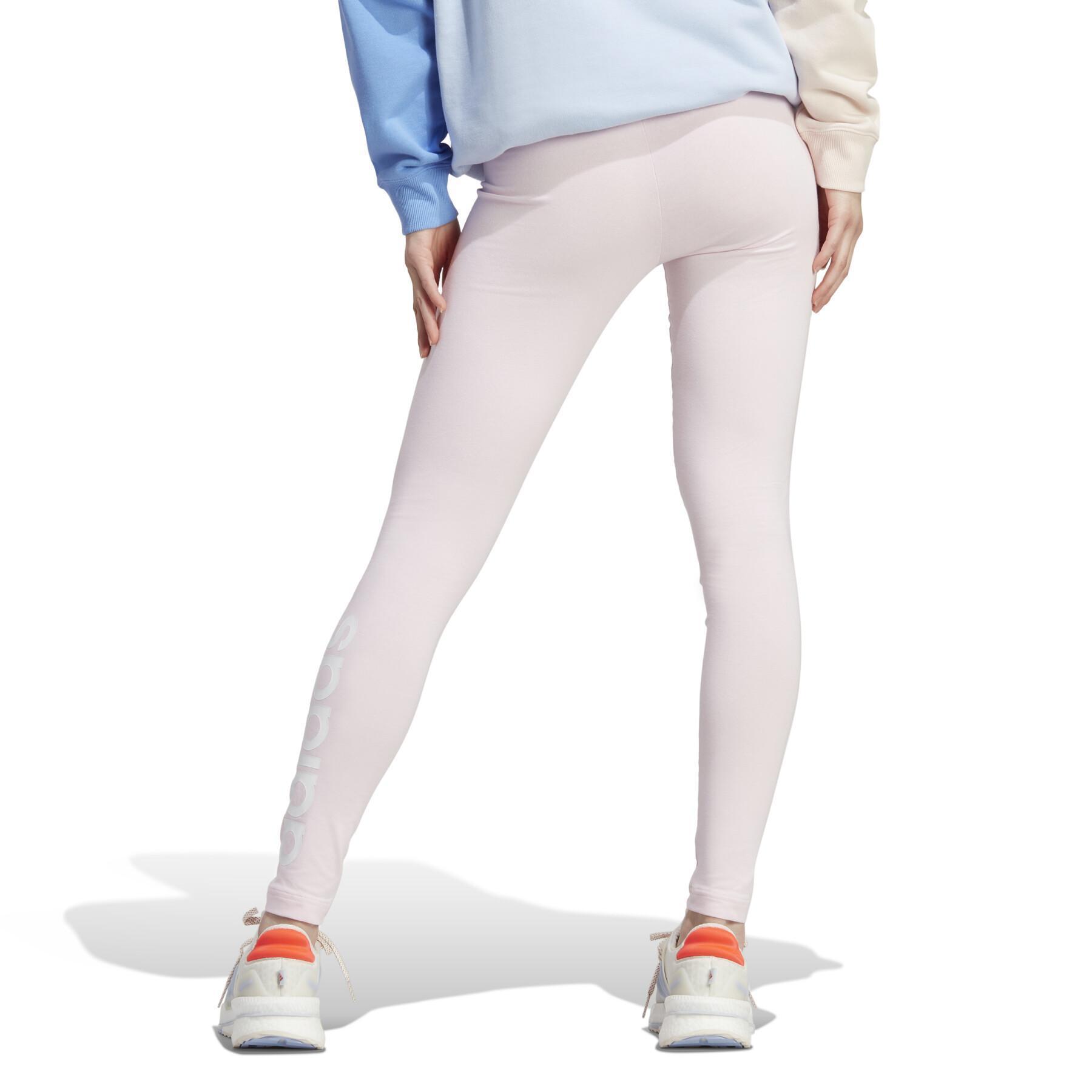 Legging hohe Taille mit Logo Frau adidas Essentials