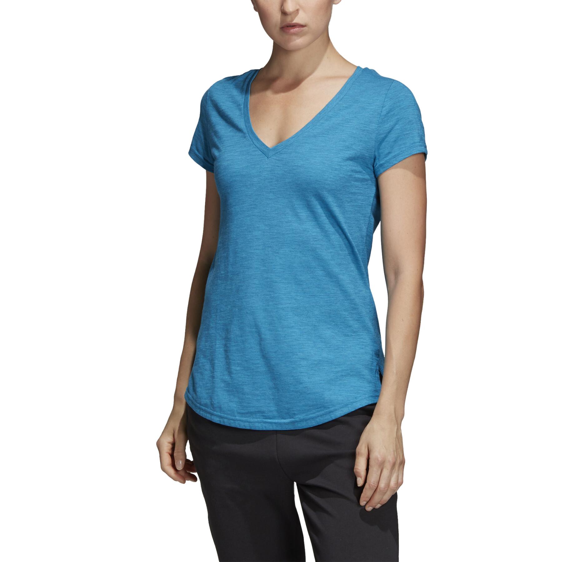 Damen-T-Shirt mit V-Ausschnitt adidas ID Winners