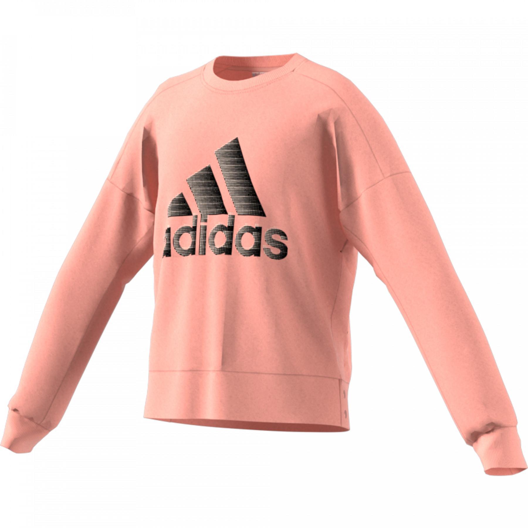 Sweatshirt Frau Kind adidas ID Glam