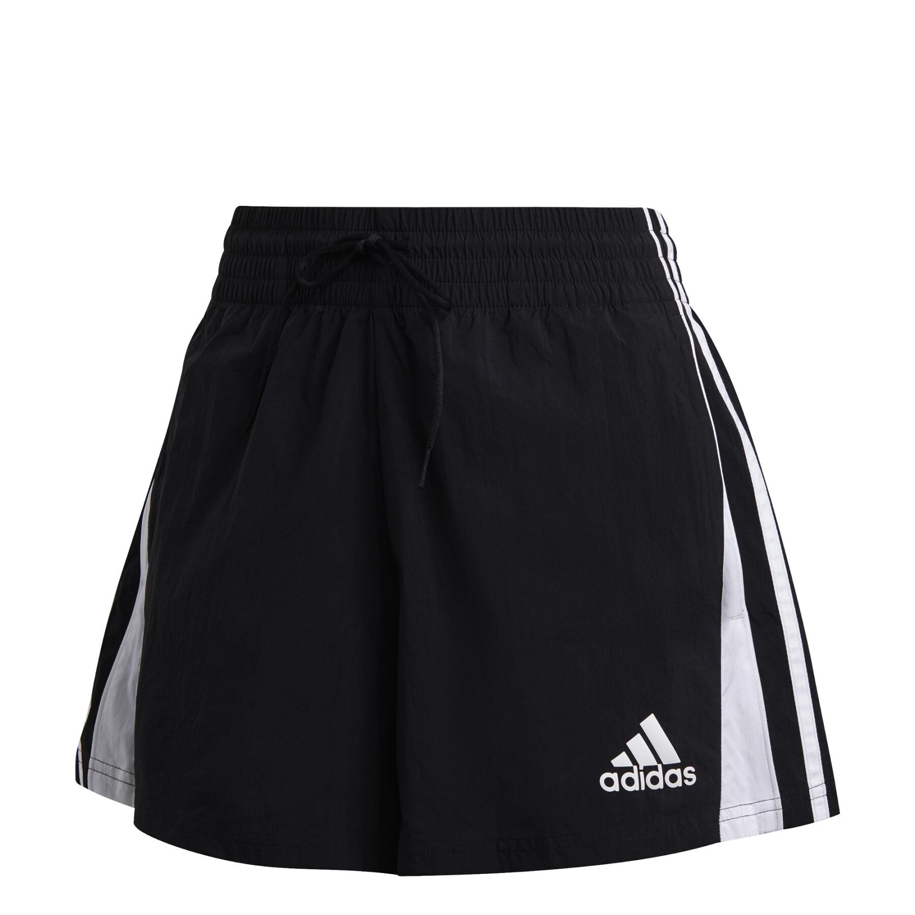 Damen-Shorts adidas Colorblocked 3-Stripes