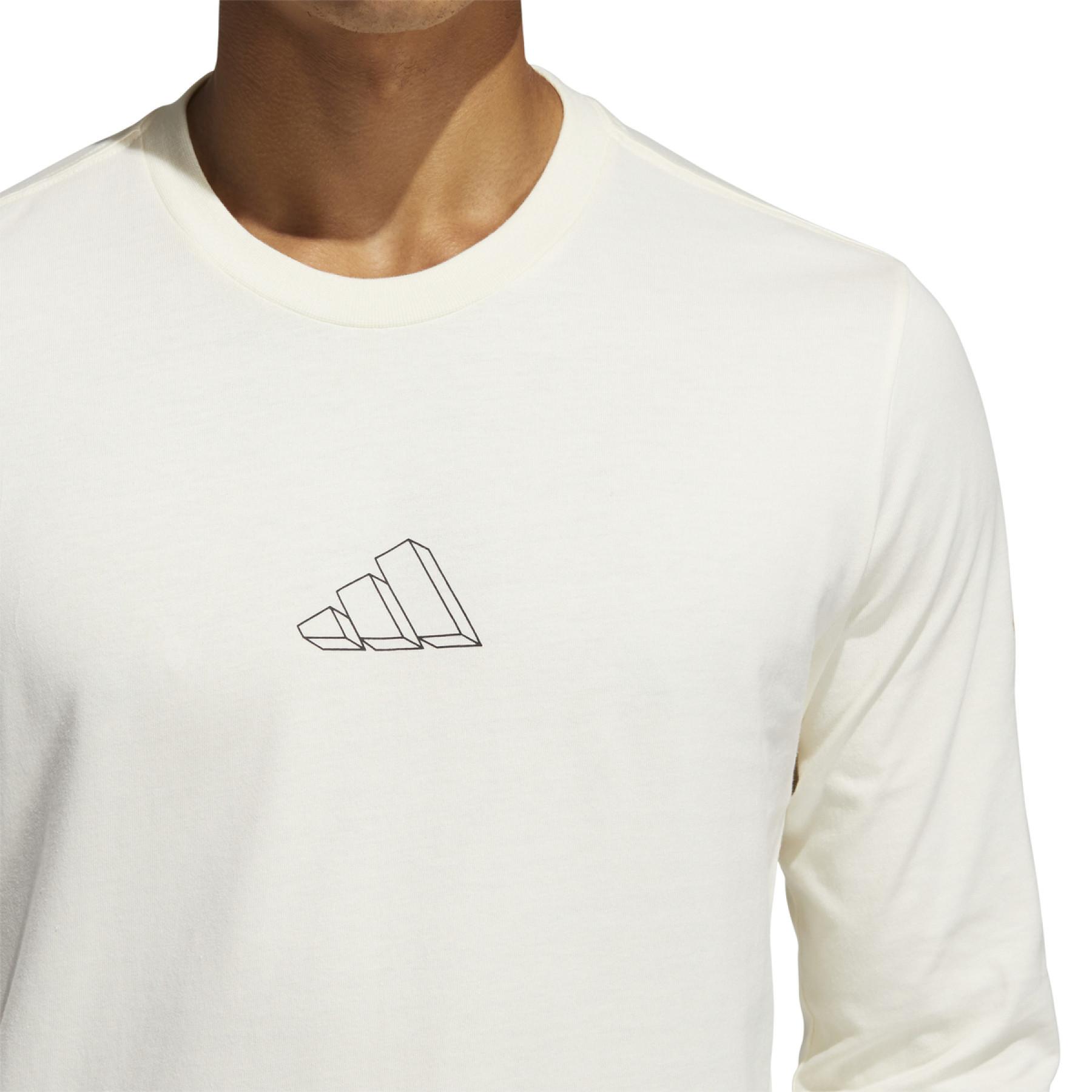 Langarm-T-Shirt adidas Geo Graphic