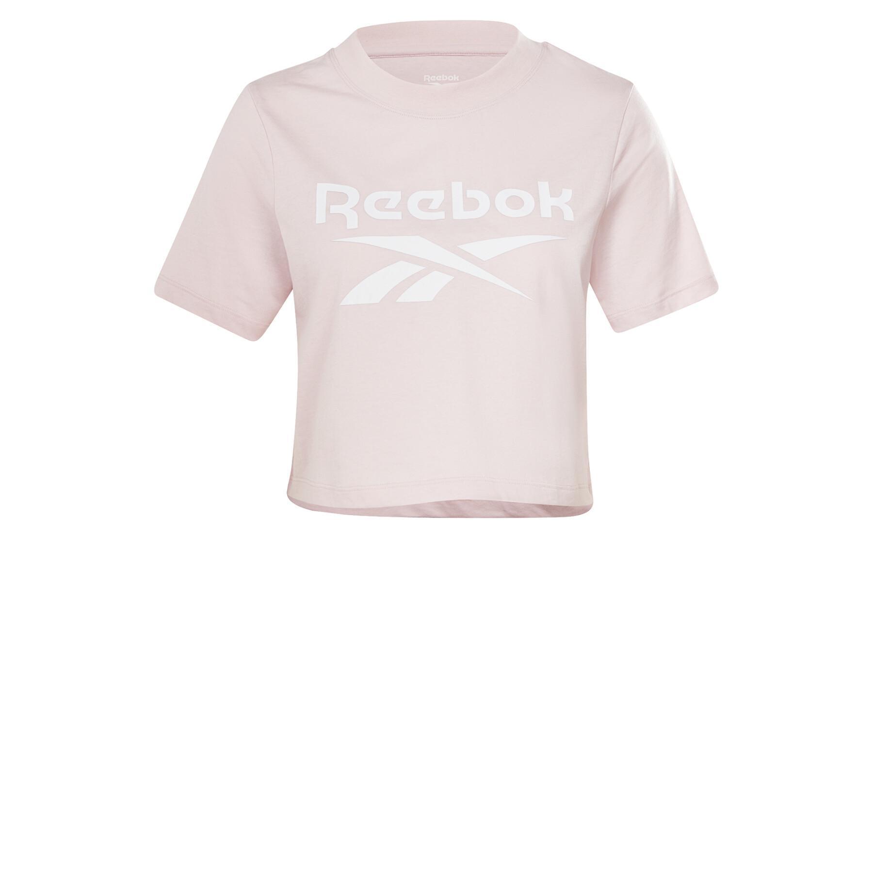 Damen-T-Shirt Reebok crop Identity