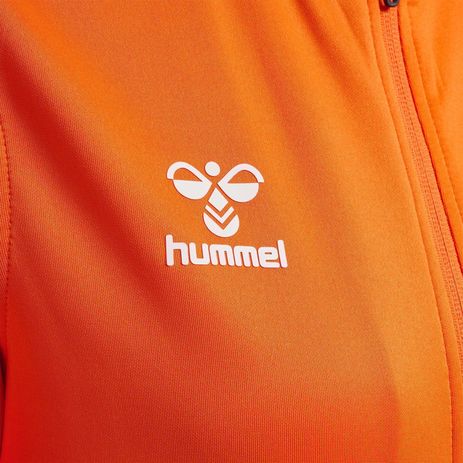 Trainingsjacke mit halbem Reißverschluss Frau Hummel Core XK