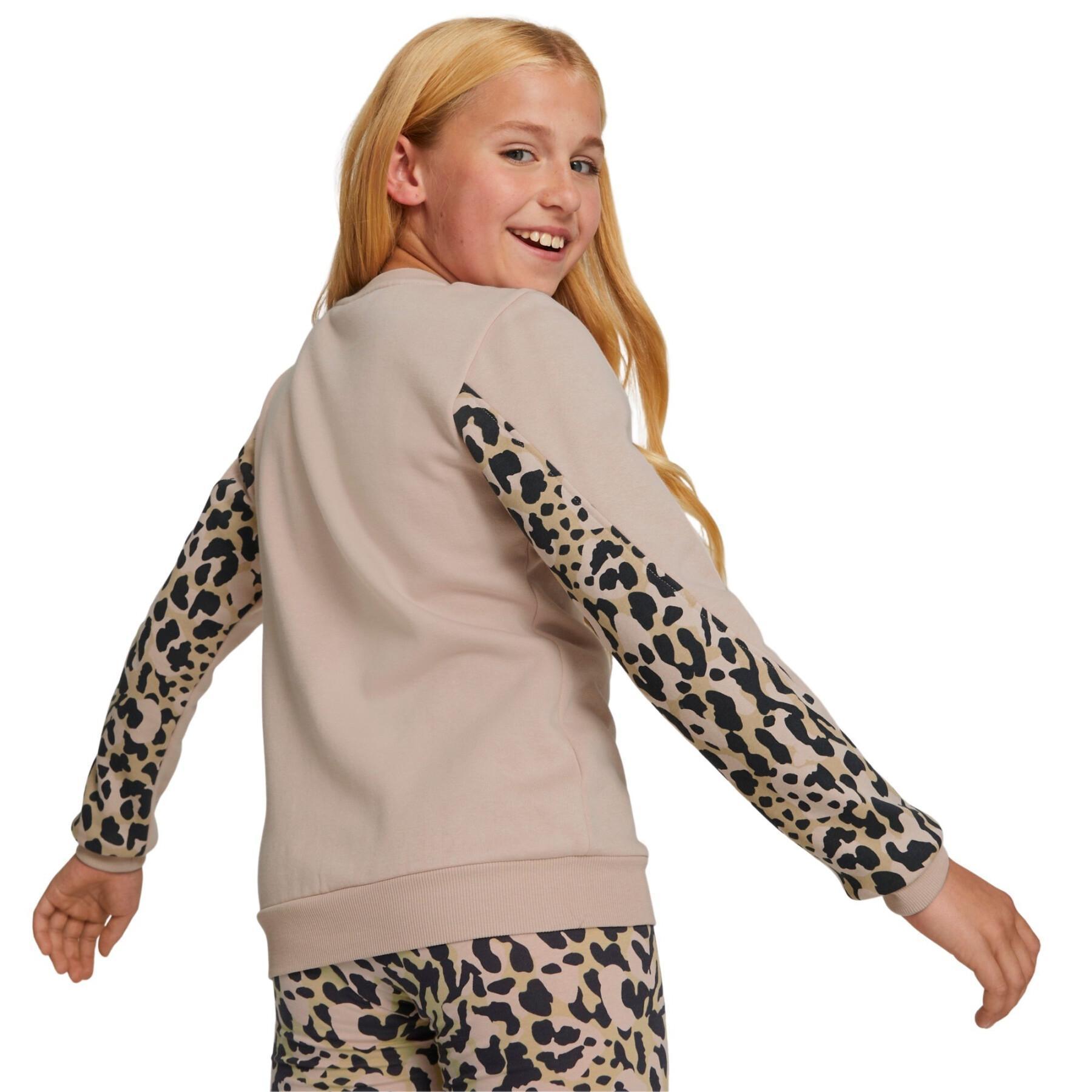 Sweatshirt mit Rundhalsausschnitt, Mädchen Puma Alpha FL G