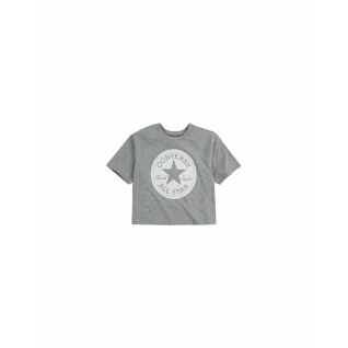 Boxy-T-Shirt, Mädchen Converse Chuck Patch