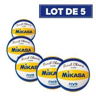 Lot von 5 Beachvolleybällen Mikasa VLS300