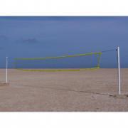 Alu-Beachvolleyball-Pfosten mit Bodenplatte Sporti France