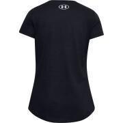 Mädchen-T-Shirt Under Armour à col ras du cou et manches courtes