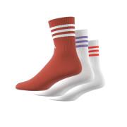 Niedrige Socken adidas 3-Stripes (x3)