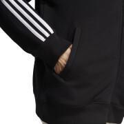 Kapuzenpullover Full Zip Oversize Frau adidas Essentials 3-Stripes