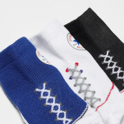 3 Paar geriffelte Socken, Baby Converse