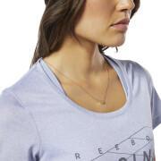 Reflektierendes T-Shirt für Frauen Reebok Running OS