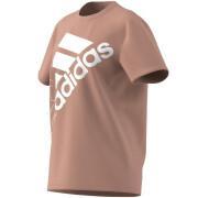 Damen-T-Shirt adidas Brand Love Slanted Logo Boyfriend