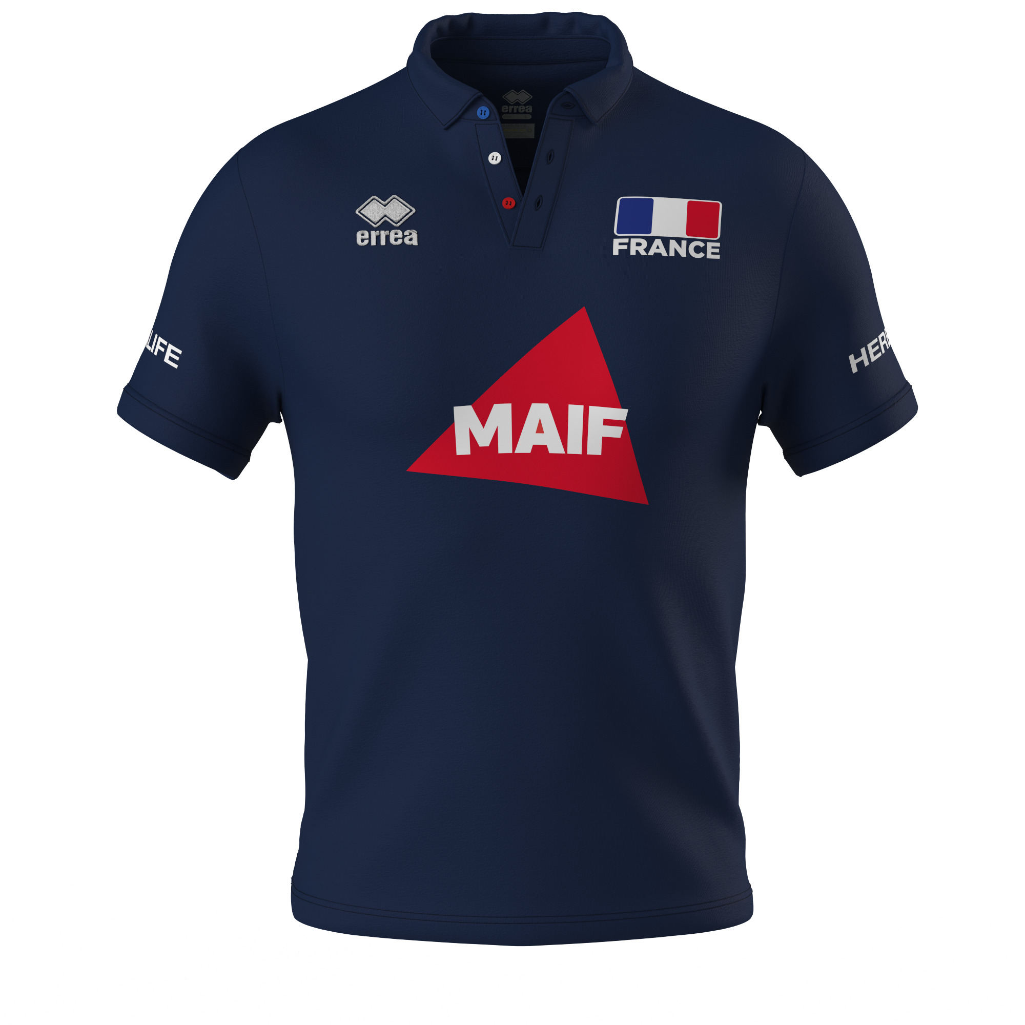 Offizielles Poloshirt der französischen Nationalmannschaft 2023/24